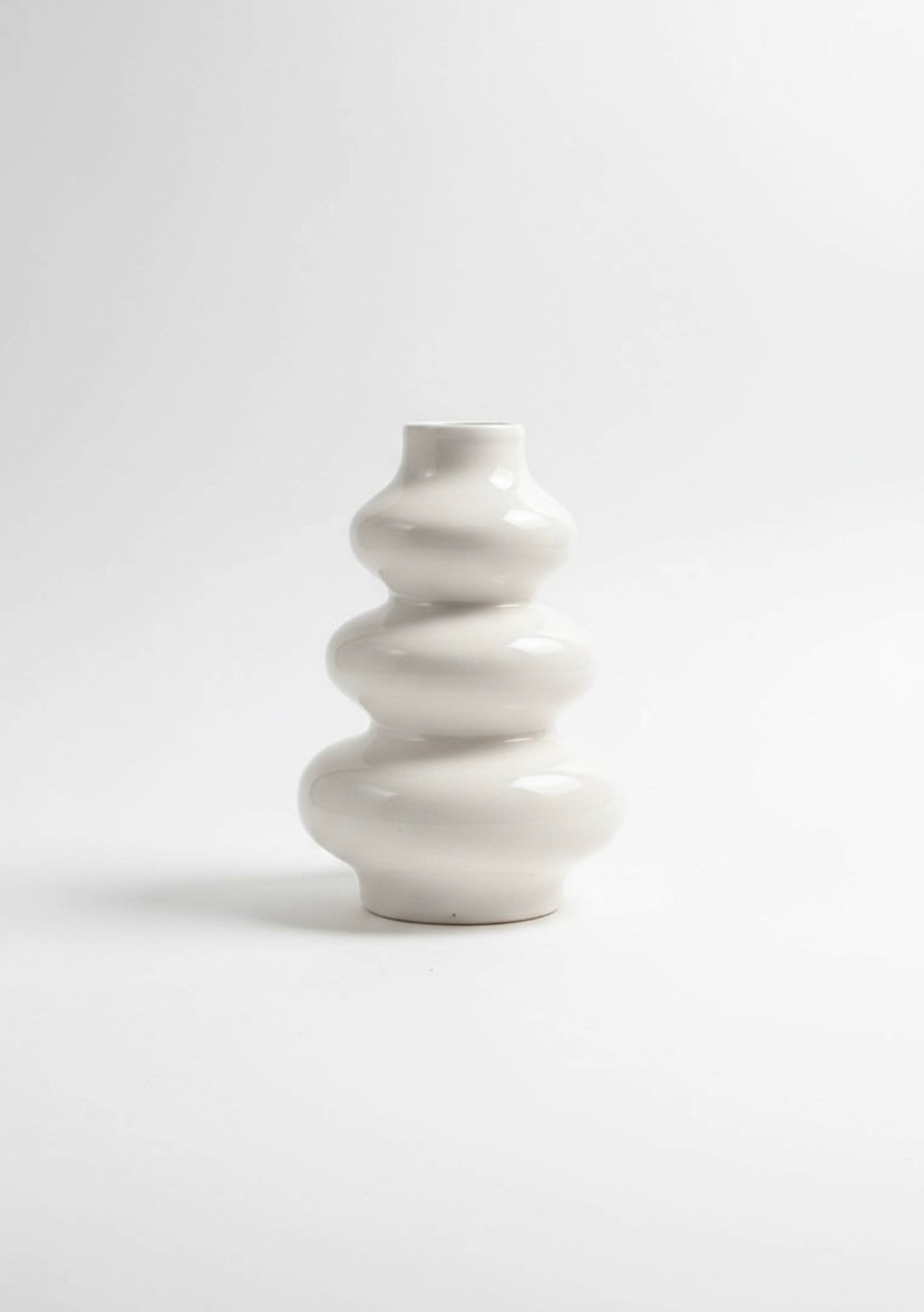 Zave Modern Wave Ceramic Vase
