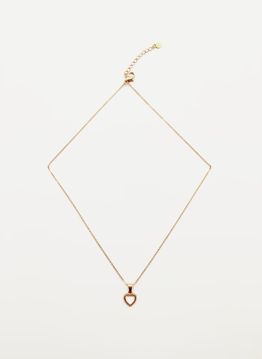 Zave Open Heart Pendant Necklace