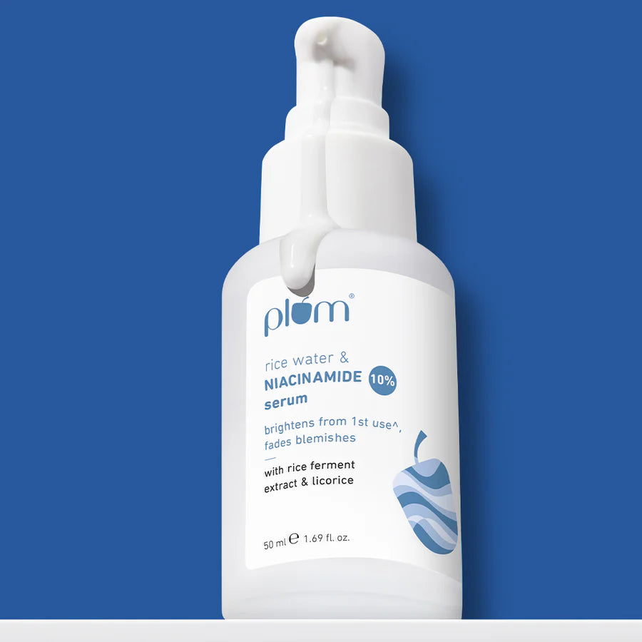 Plum Goodness - 10% Niacinamide & Rice Water Brightening Face Serum