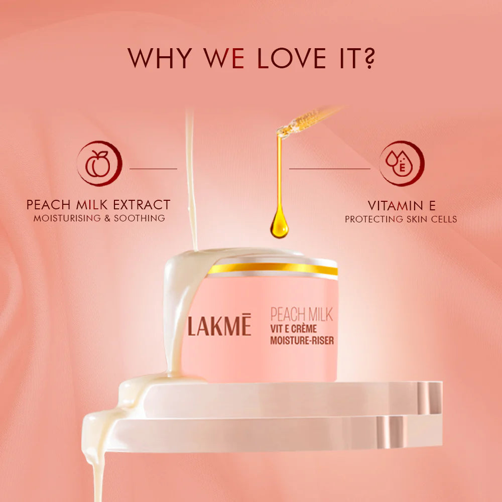 Lakmē -  Peach Ceramide Moisturizer with Hyaluronic