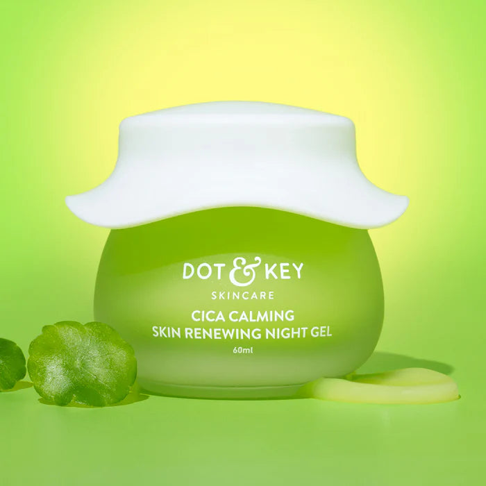 Dot & Key - Cica Calming Skin Renewing Night Gel - Niacinamide & Green Tea