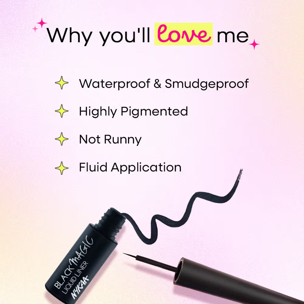 Nykaa - Black Magic Liquid Eyeliner