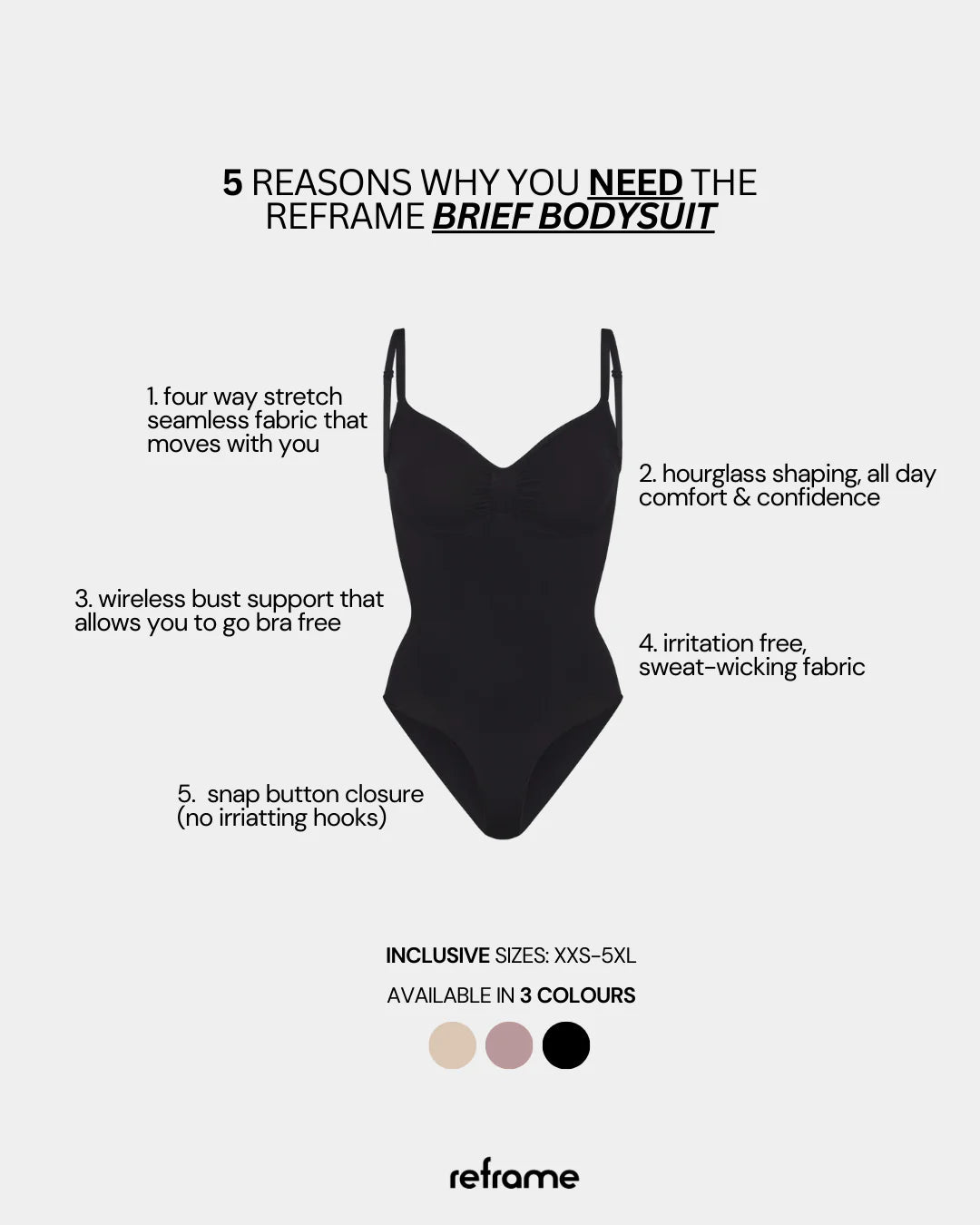 Reframe - Brief Bodysuit
