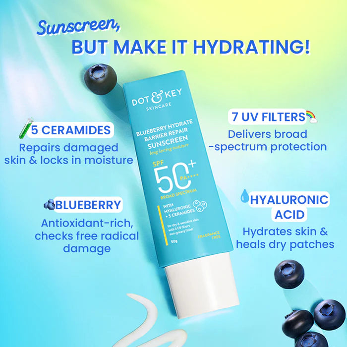 Dot & Key - Barrier Repair Hydrating Sunscreen SPF 50+ PA++++