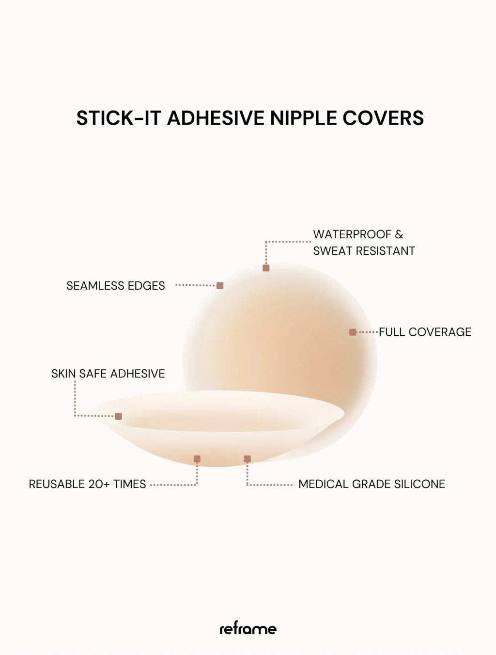 Reframe - Stick-It Adhesive Nipple Covers