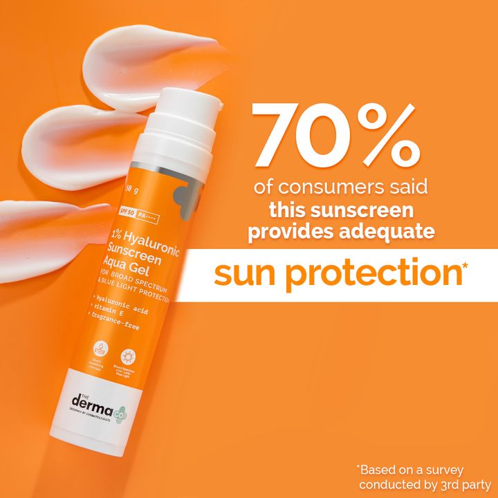 The Derma Co - 1% Hyaluronic Sunscreen Aqua Gel