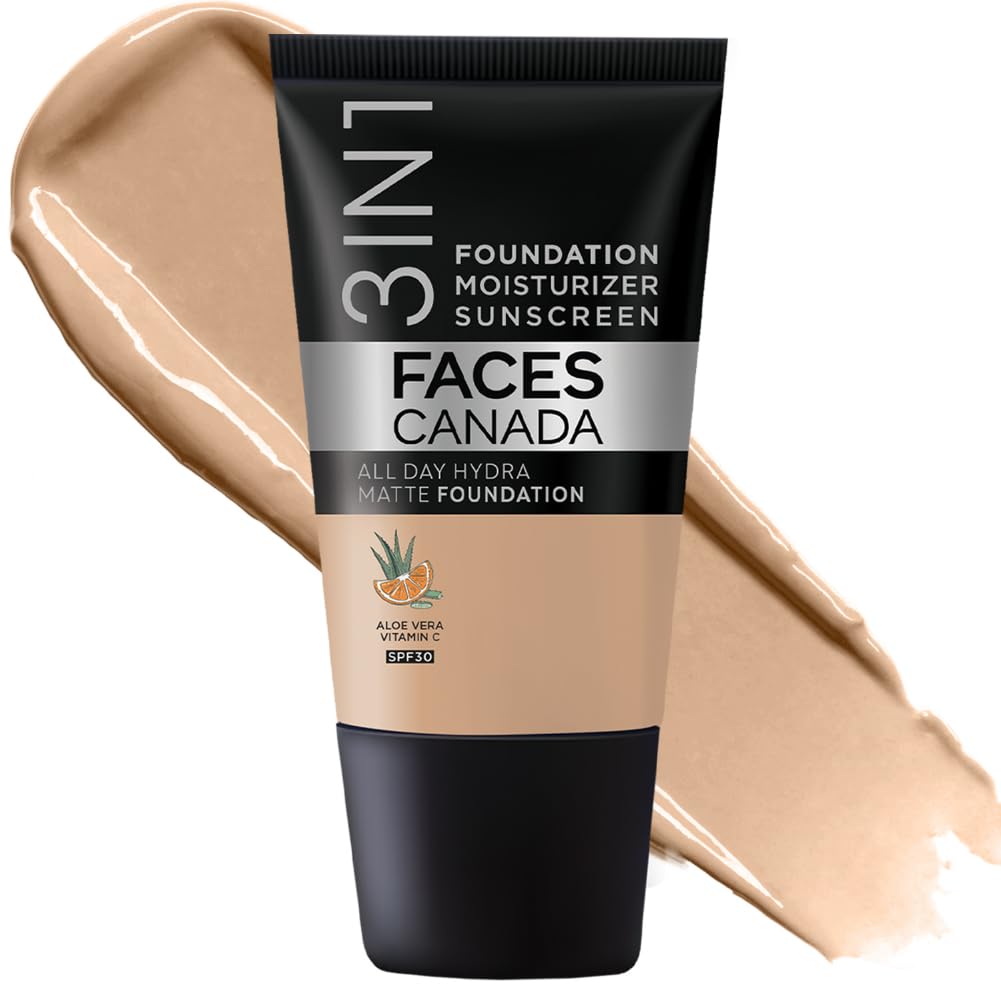 FACES CANADA -  3 in1 Foundation + Moisturizer + SPF 30