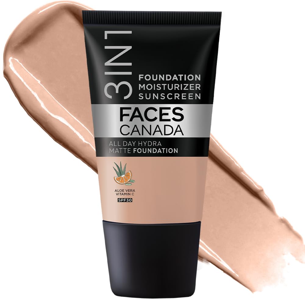 FACES CANADA -  3 in1 Foundation + Moisturizer + SPF 30