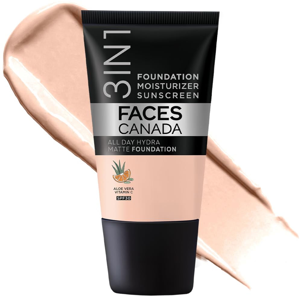 FACES CANADA -  3 in1 Foundation + Moisturizer + SPF 30