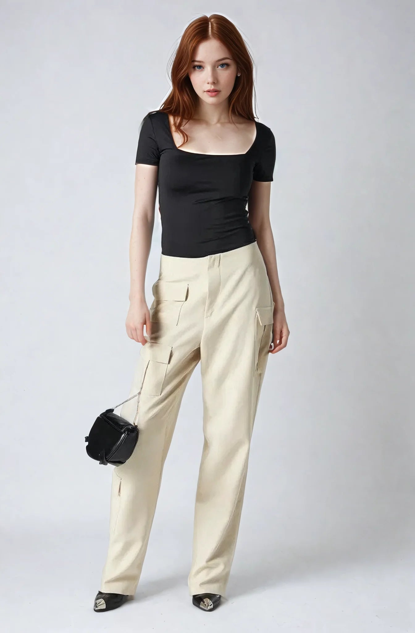 MWB Square Neck Short Sleeve Bodysuit