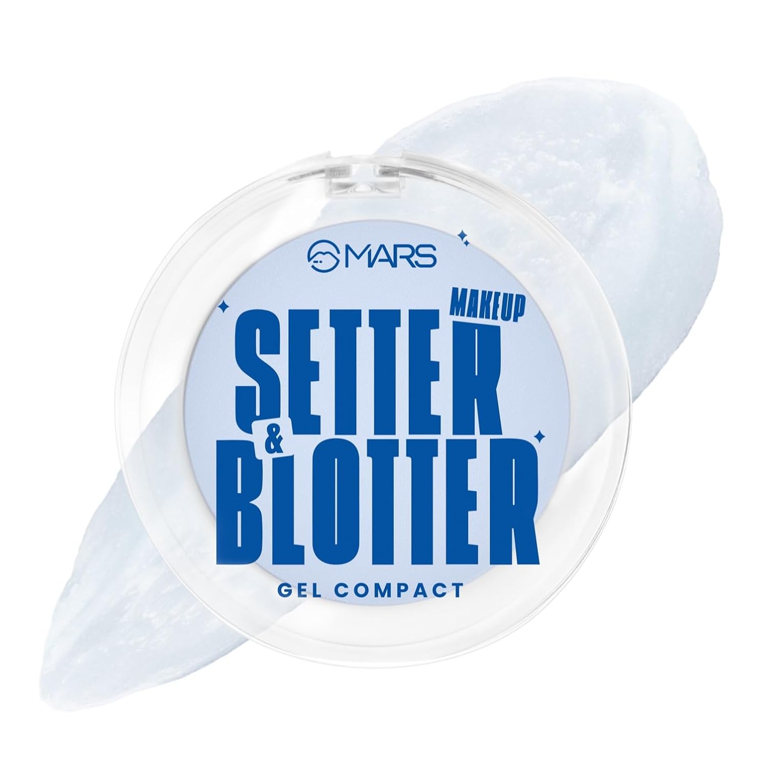MARS -  Oil Blotter Gel Compact for Poreless Effect with Applicator