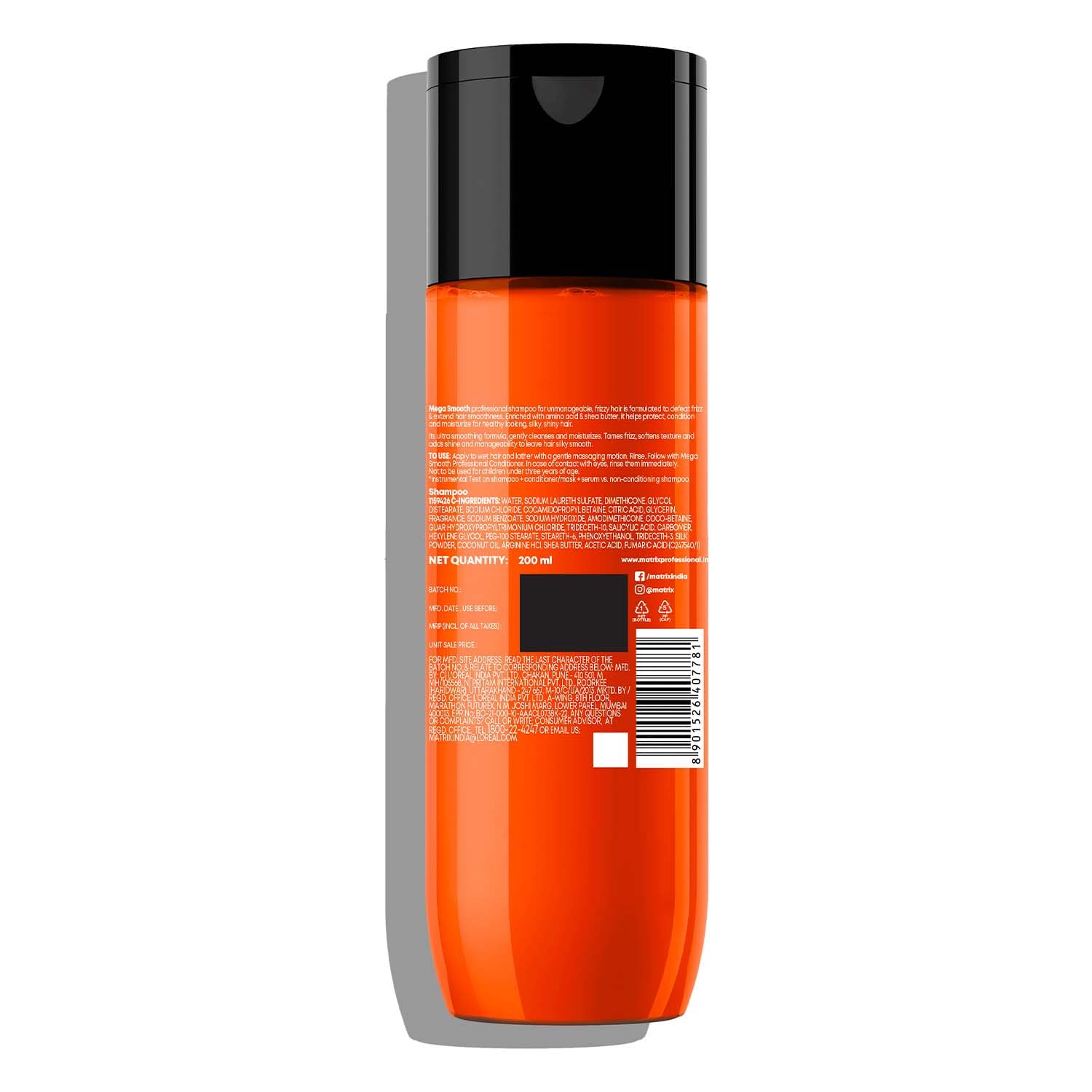 MATRIX - Mega Smooth Shampoo for Frizzy, Dry Unmanageable Hair