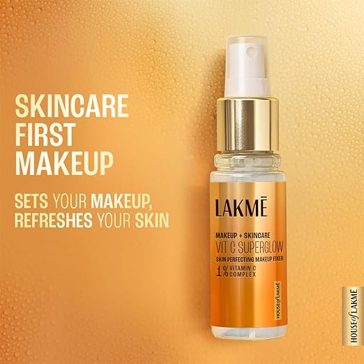 LAKMÉ -  Makeup+Skincare Vit C Superglow Skin Perfecting Makeup Fixer