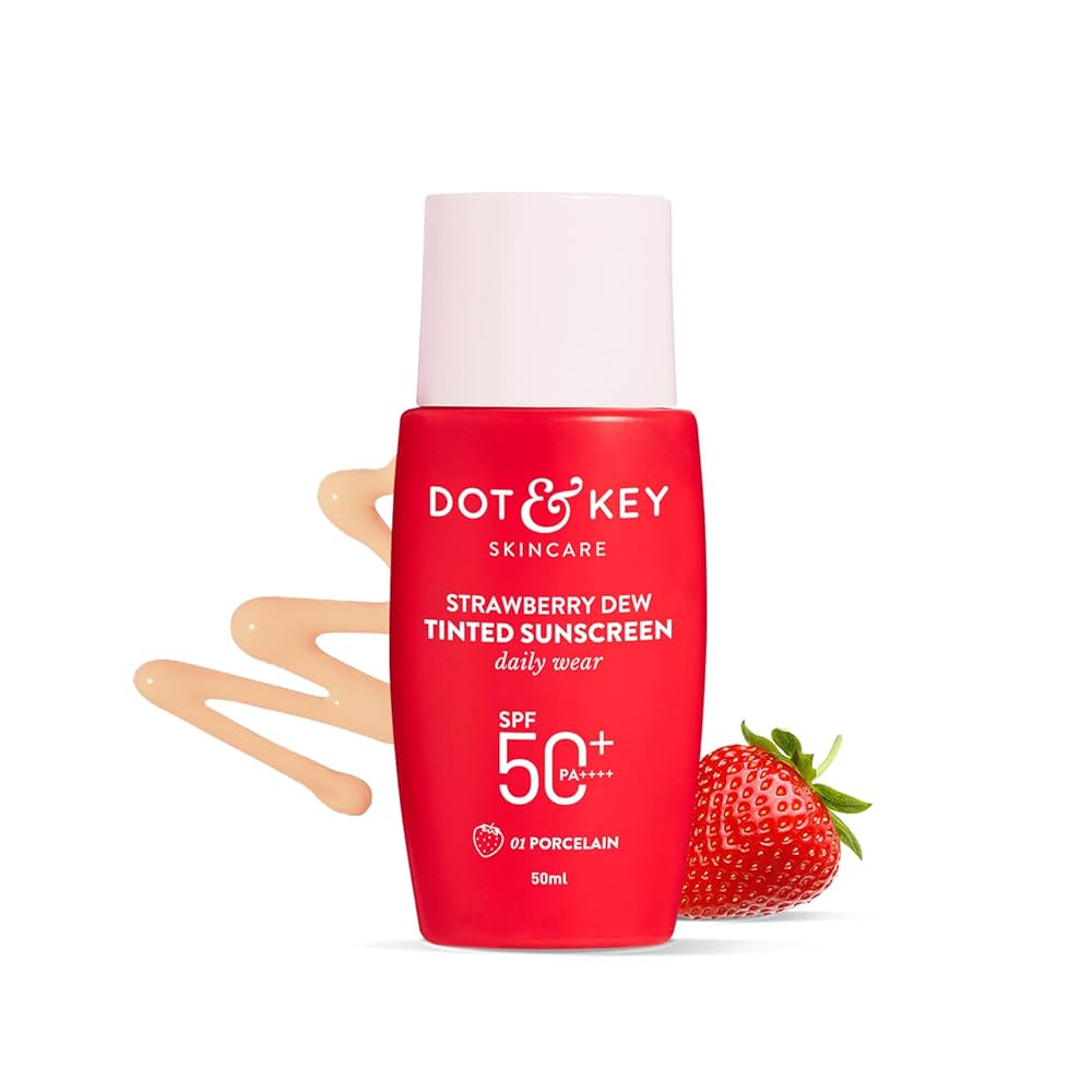 Dot & Key - Strawberry Dew Tinted Sunscreen SPF 50+ Pa++++ - 01 Porcelain