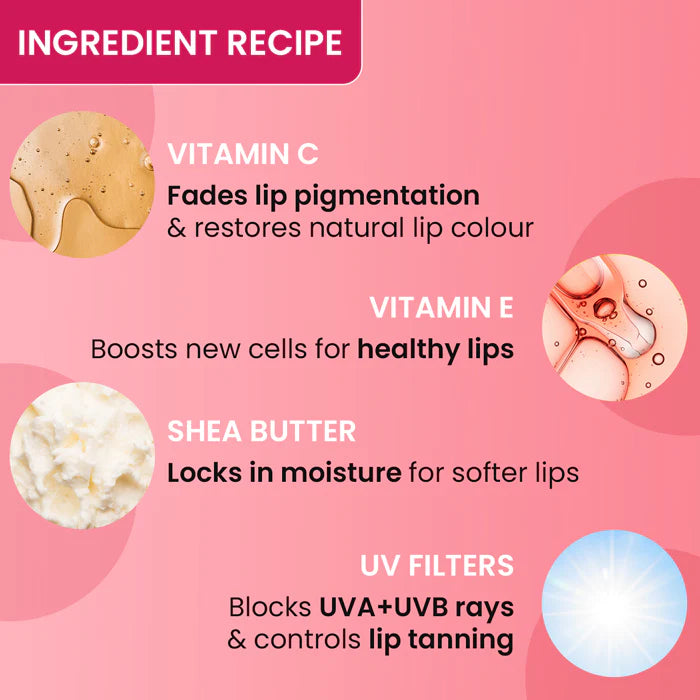 Dot & Key - Vitamin C + E Brightening Lip Balm with SPF 50+ - Cherry Pop