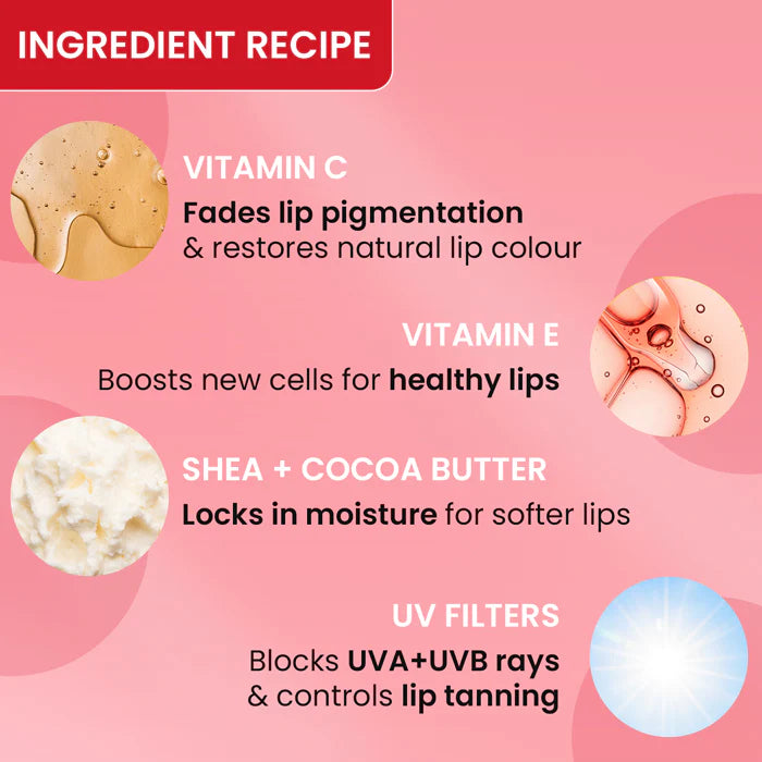 Dot & Key - Vitamin C + E Brightening Lip Balm with SPF 50+ - Strawberry Crush