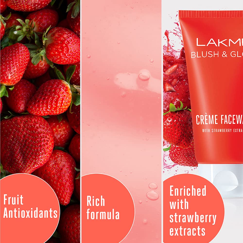 LAKMÉ -  Strawberry Creme Face Wash