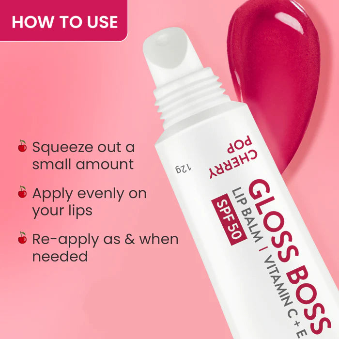 Dot & Key - Vitamin C + E Brightening Lip Balm with SPF 50+ - Cherry Pop