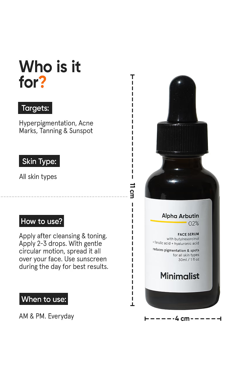 Minimalist - Alpha Arbutin 2% Face Serum