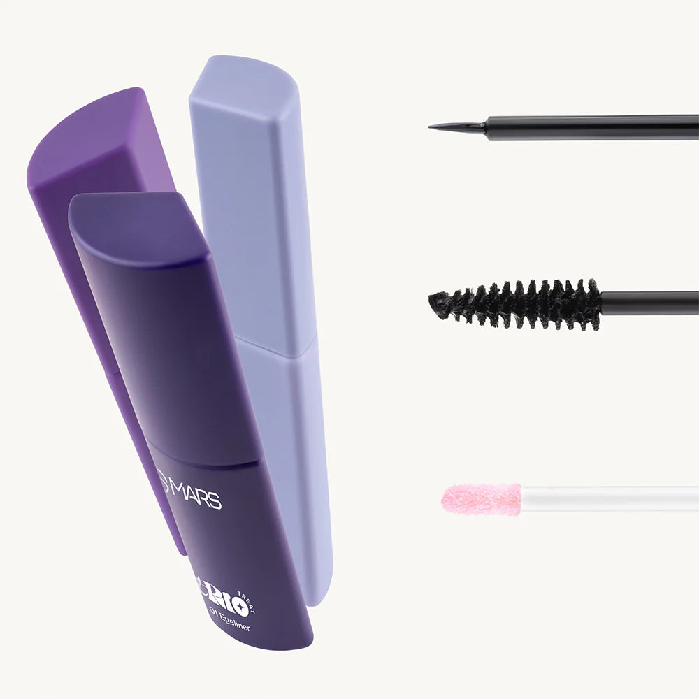 MARS - Trio Treat, 3-In-1 Eye Makeup Kit With Eyeliner, Mascara & Eyeshadow