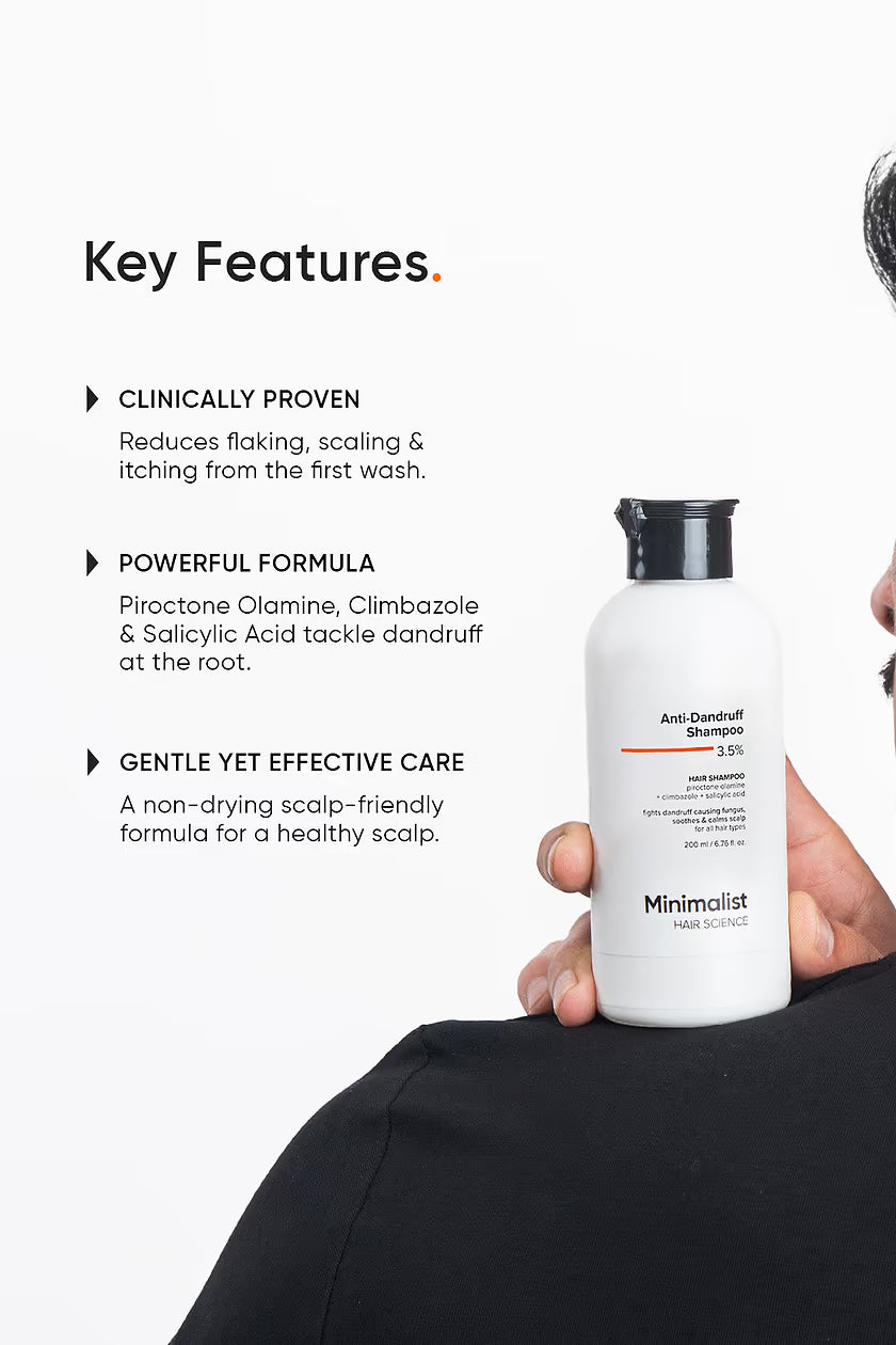 Minimalist - Anti Dandruff Shampoo 3.5%