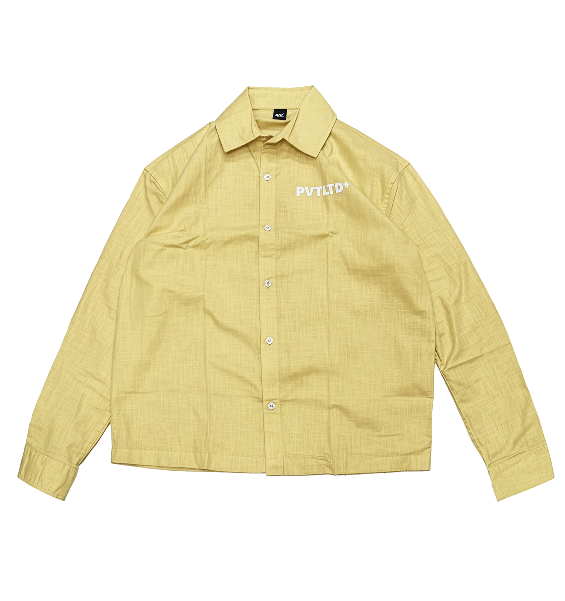 PVT LTD Yellow Linen Cotton Shirt - ZAVE