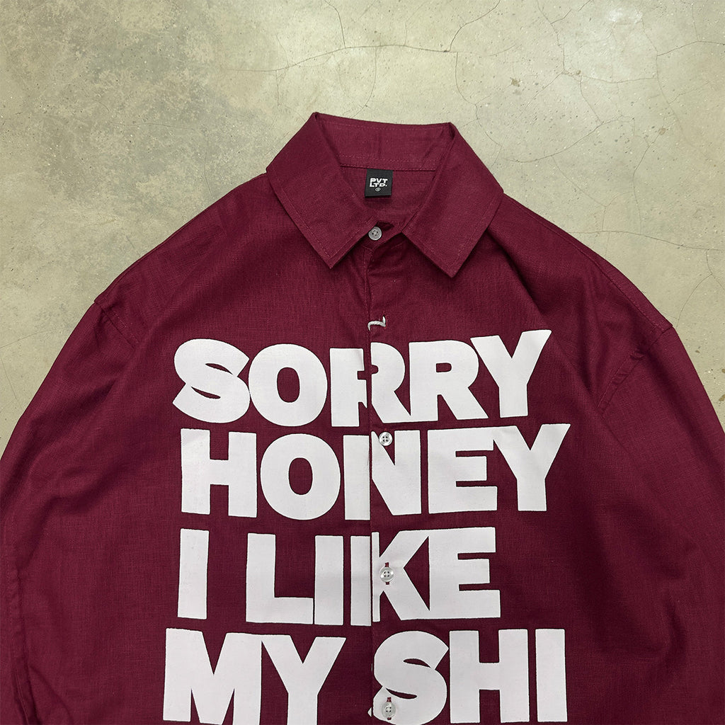 PVT LTD Sorry Honey Shirt (Linen Cotton) - ZAVE