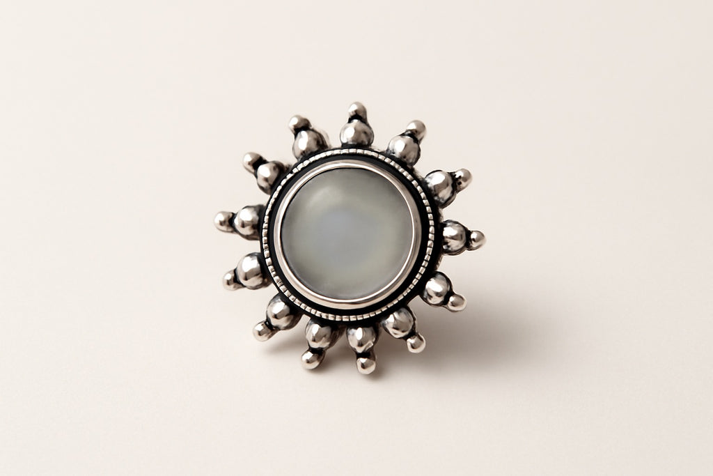 Zave Celestial Sunburst Stud Earrings