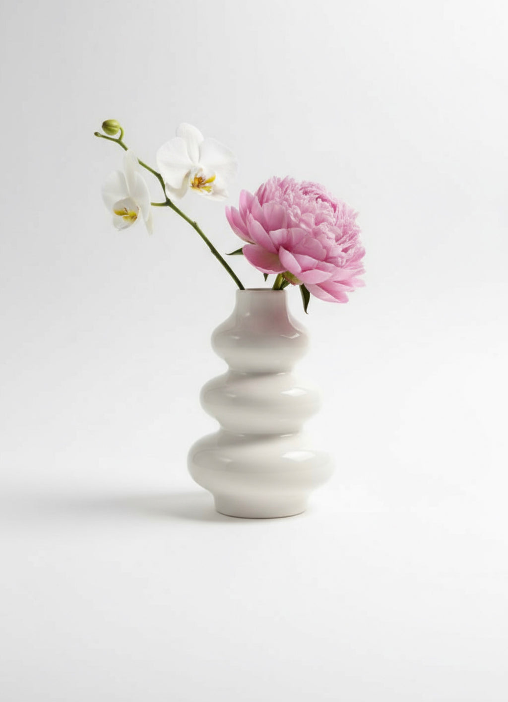 Zave Modern Wave Ceramic Vase