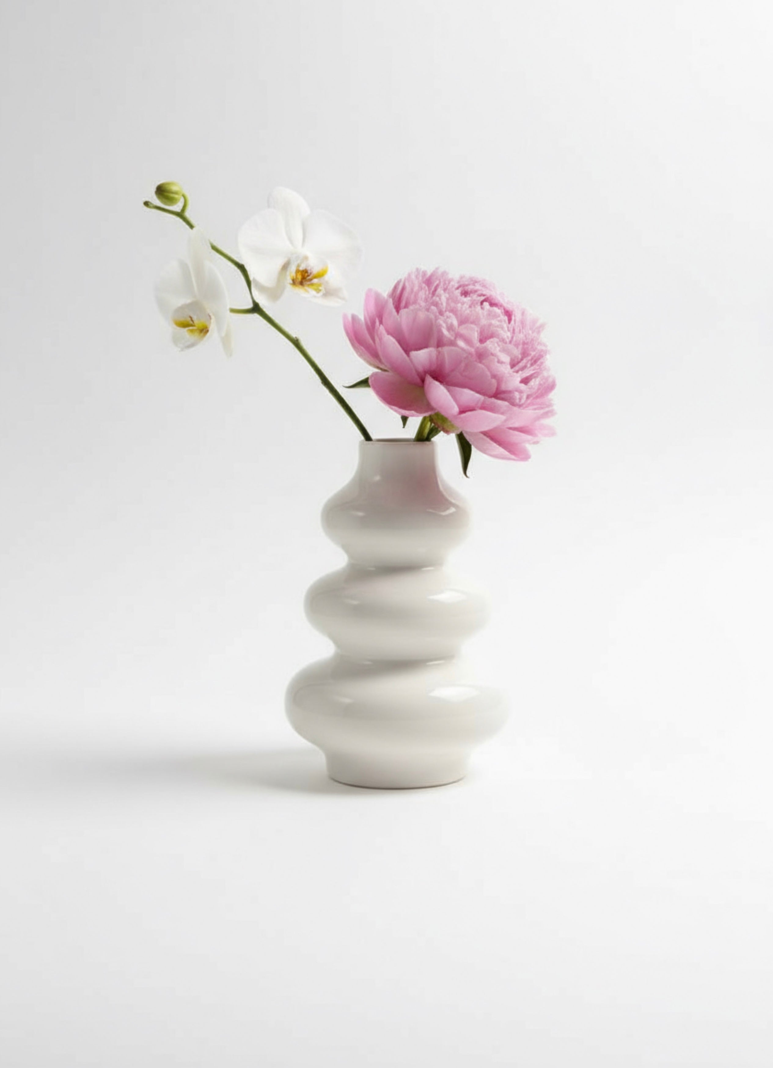 Zave Modern Wave Ceramic Vase