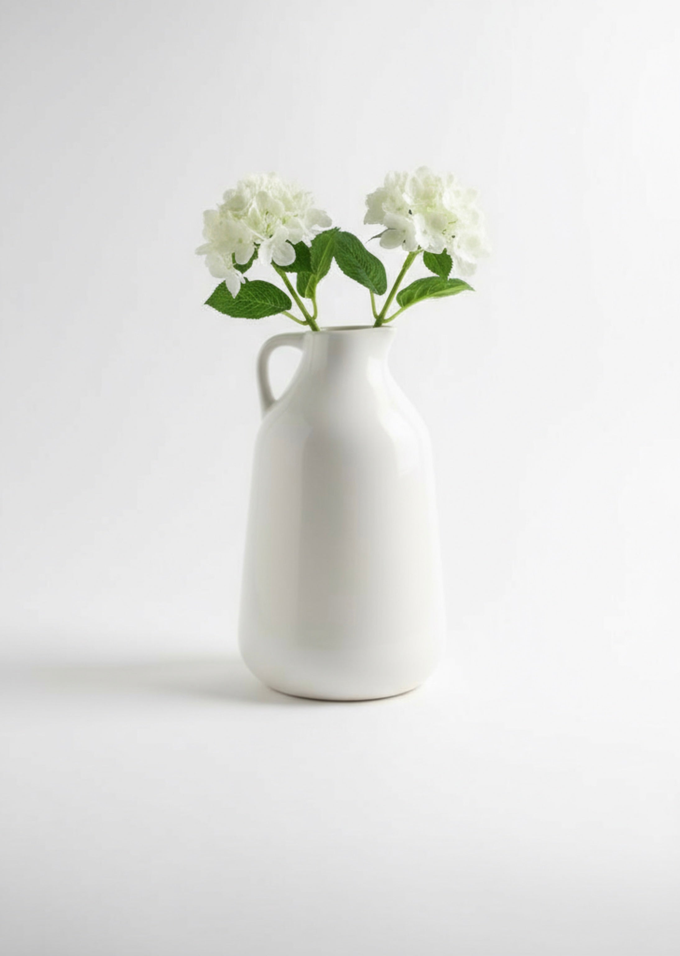 Zave Minimalist Ceramic Jug Vase