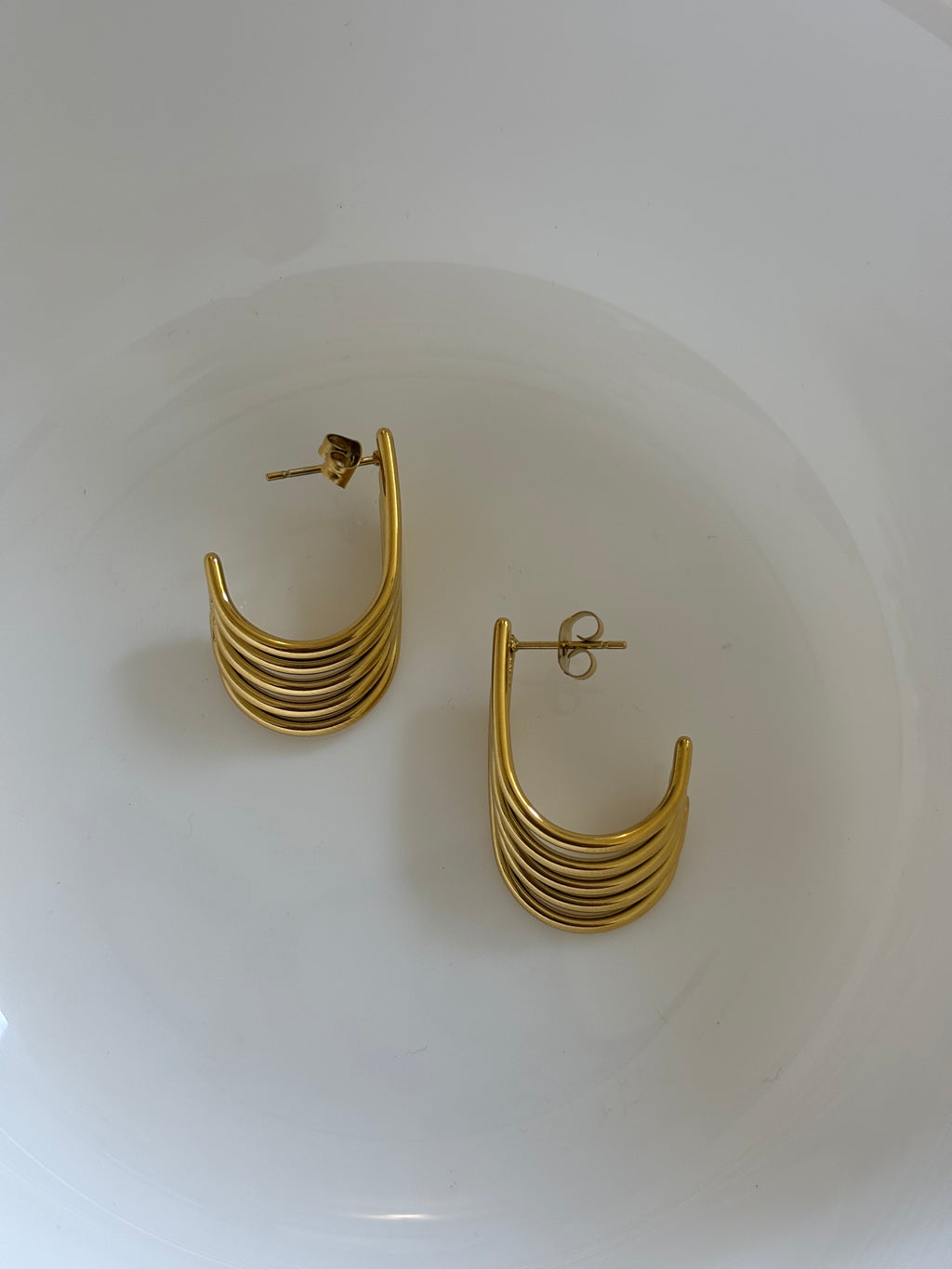 Zave Multi-Layered Stud Earrings