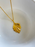 Zave Leaf Pendant Necklace