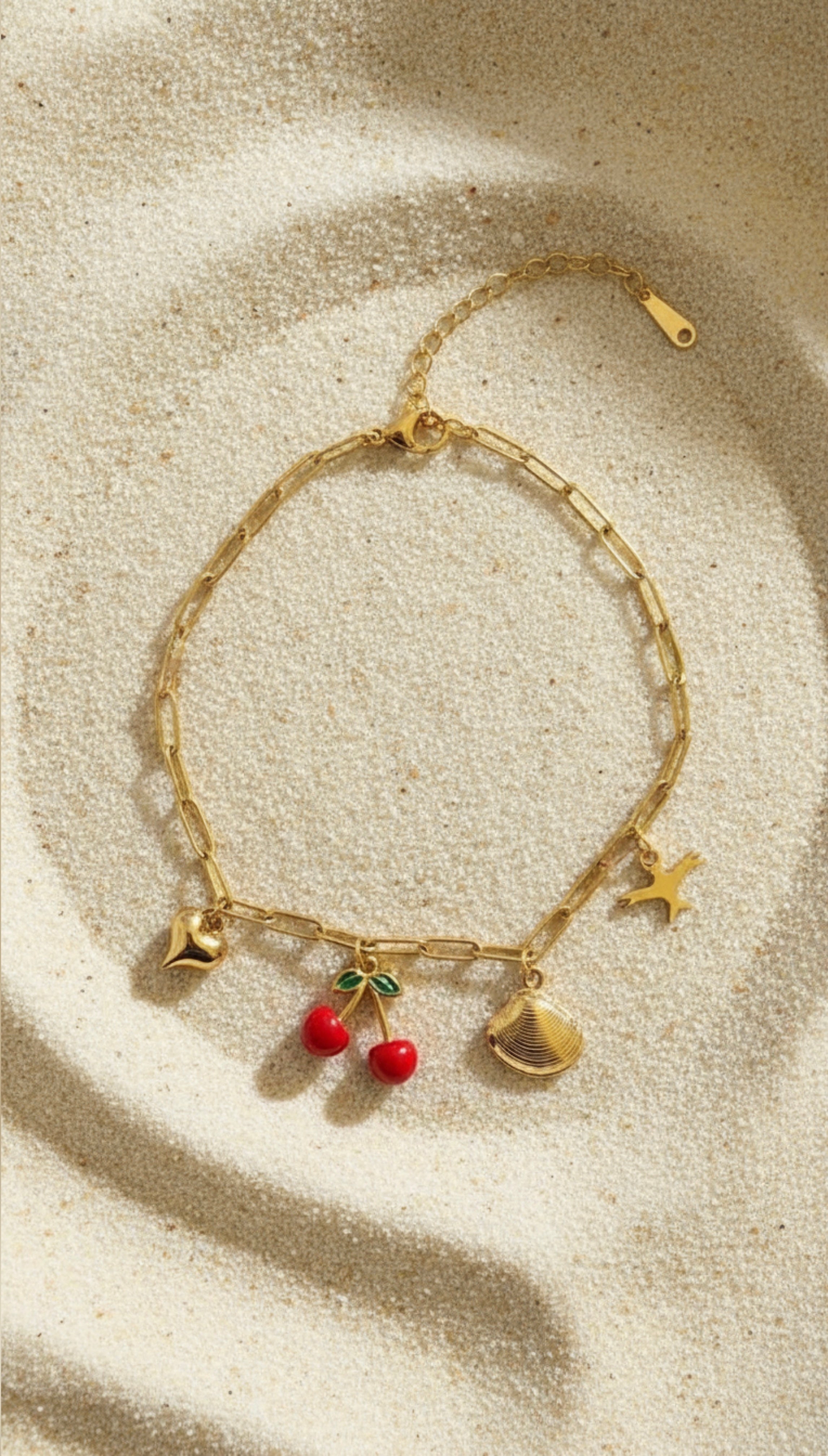 ZAVE Cherry Charm Bracelet