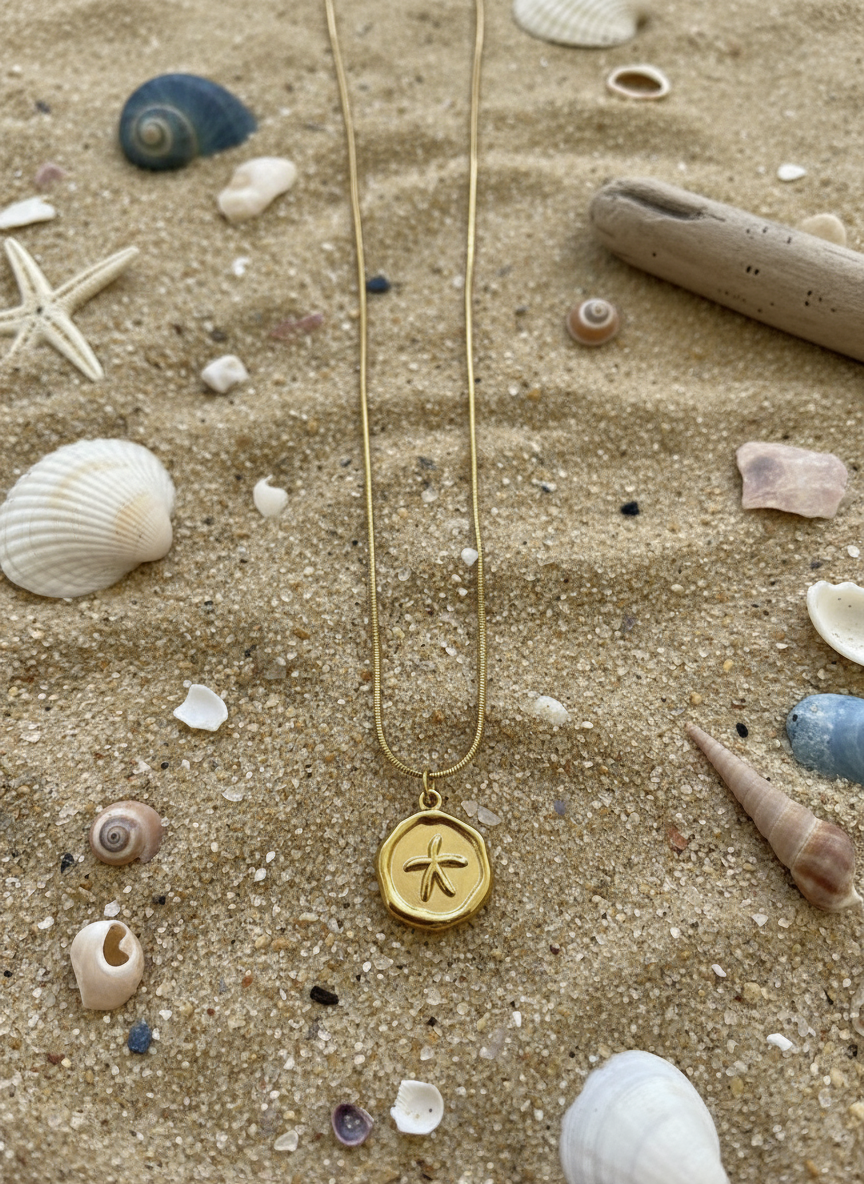 ZAVE Sandcoin Pendant