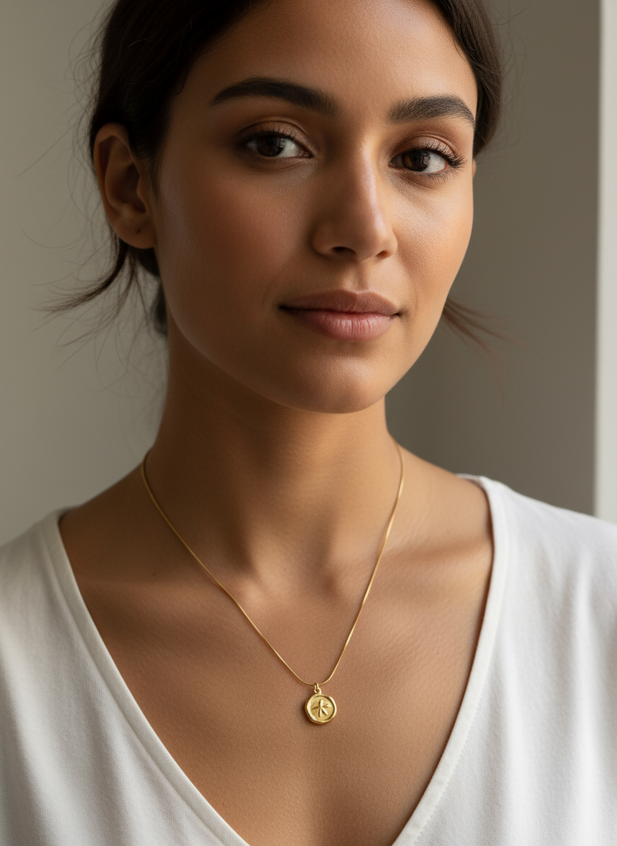 ZAVE Sandcoin Pendant