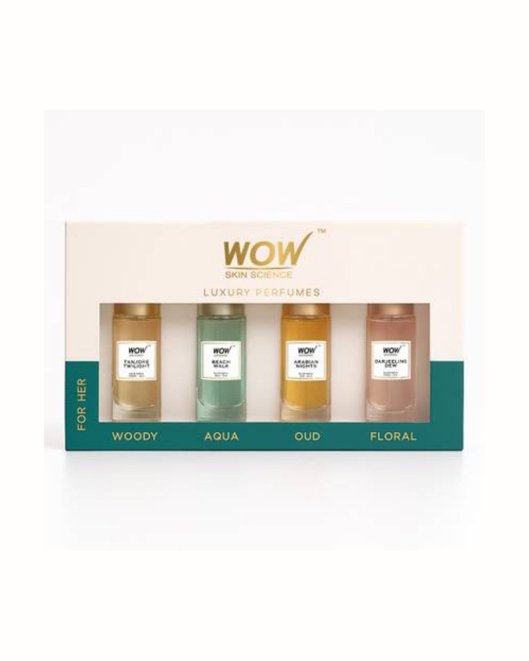 WOW Skin Science Eau De Parfum Luxury Perfume Kit 4x20 ml