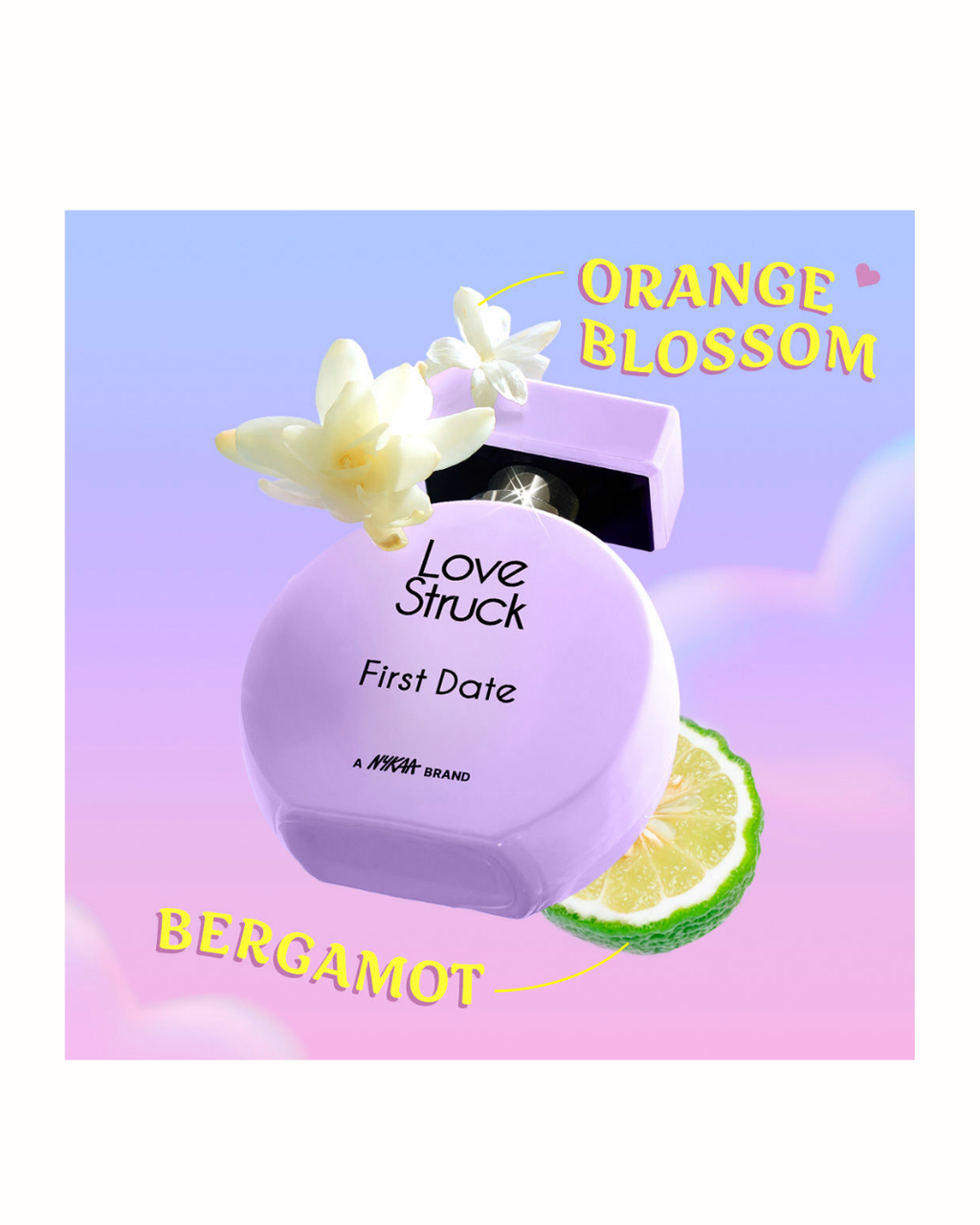 Nykaa Love Struck First Date Spicy Floral Perfume With Orange Blossom & Musk
