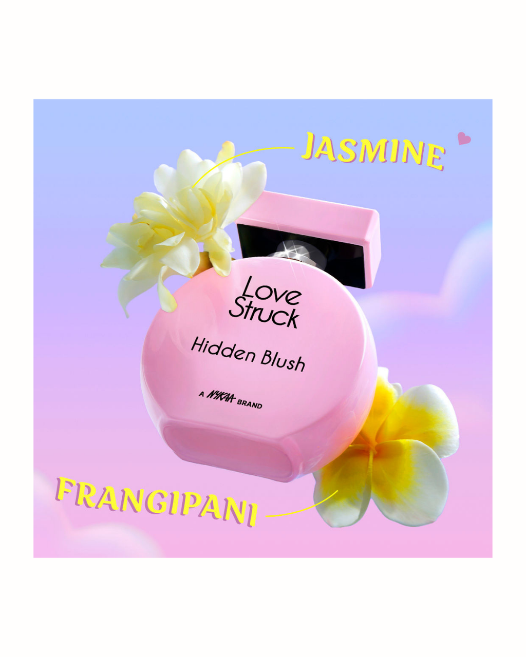 Nykaa Love Struck Hidden Blush Floral Perfume With Jasmine & Frangipani