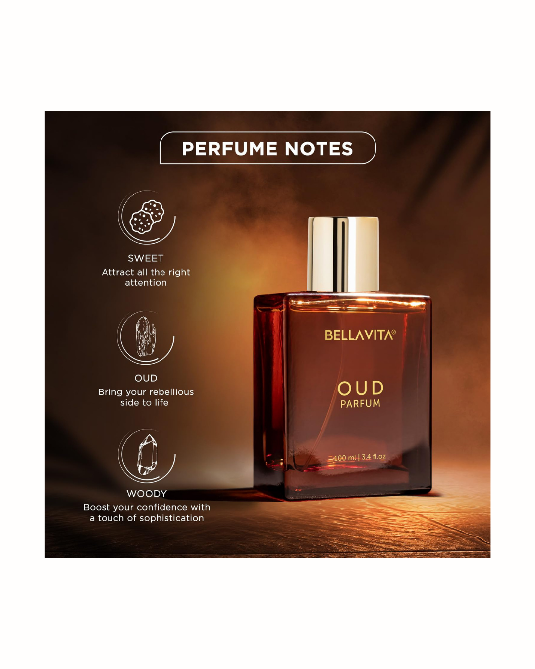 Bella Vita Luxury OUD Long Lasting Perfume