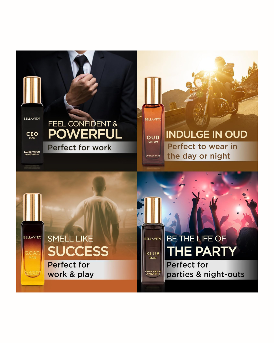 Bella Vita Luxury Long Lasting Men Gift Set