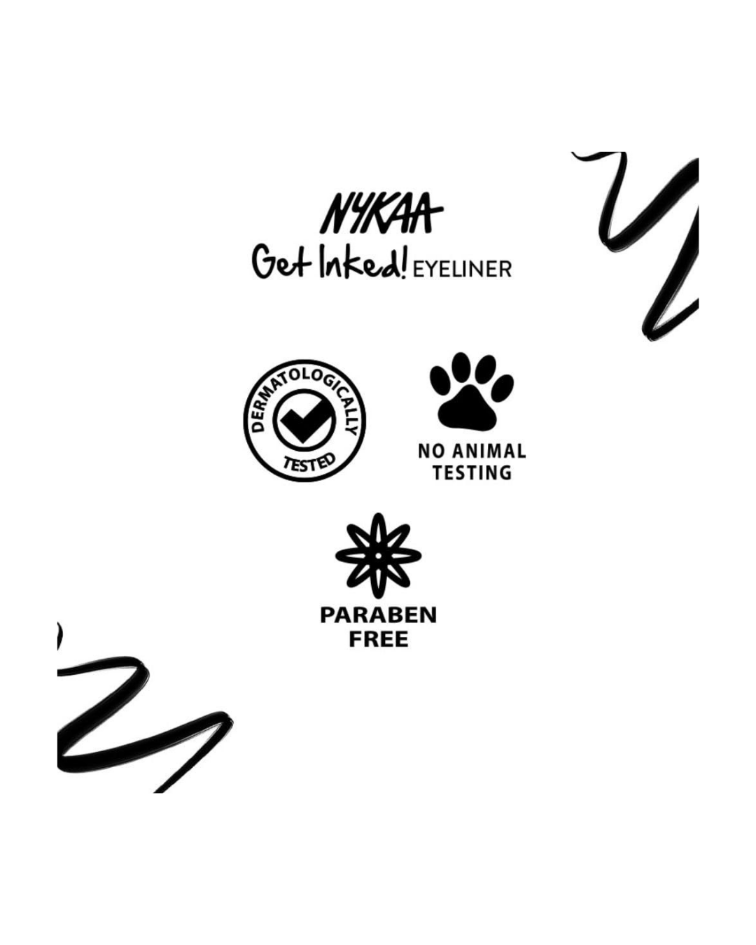 Nykaa -  Get Inked! Sketch Eyeliner Pen - Onyx 01