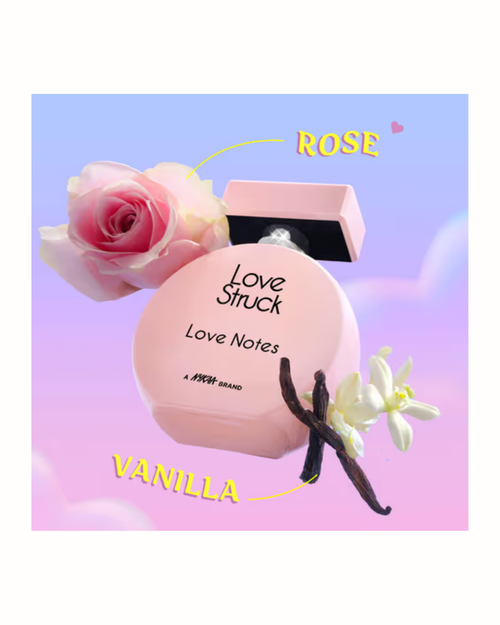 Nykaa Love Struck Love Notes Floral Perfume With Rose & Vanilla