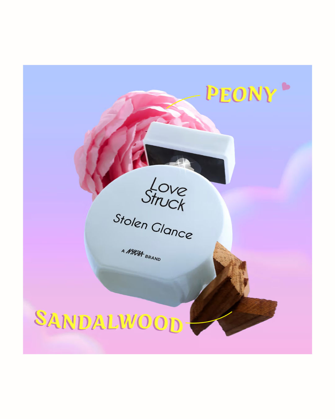 Nykaa Love Struck Stolen Glance Musky Floral Perfume With Peony & Sandalwood
