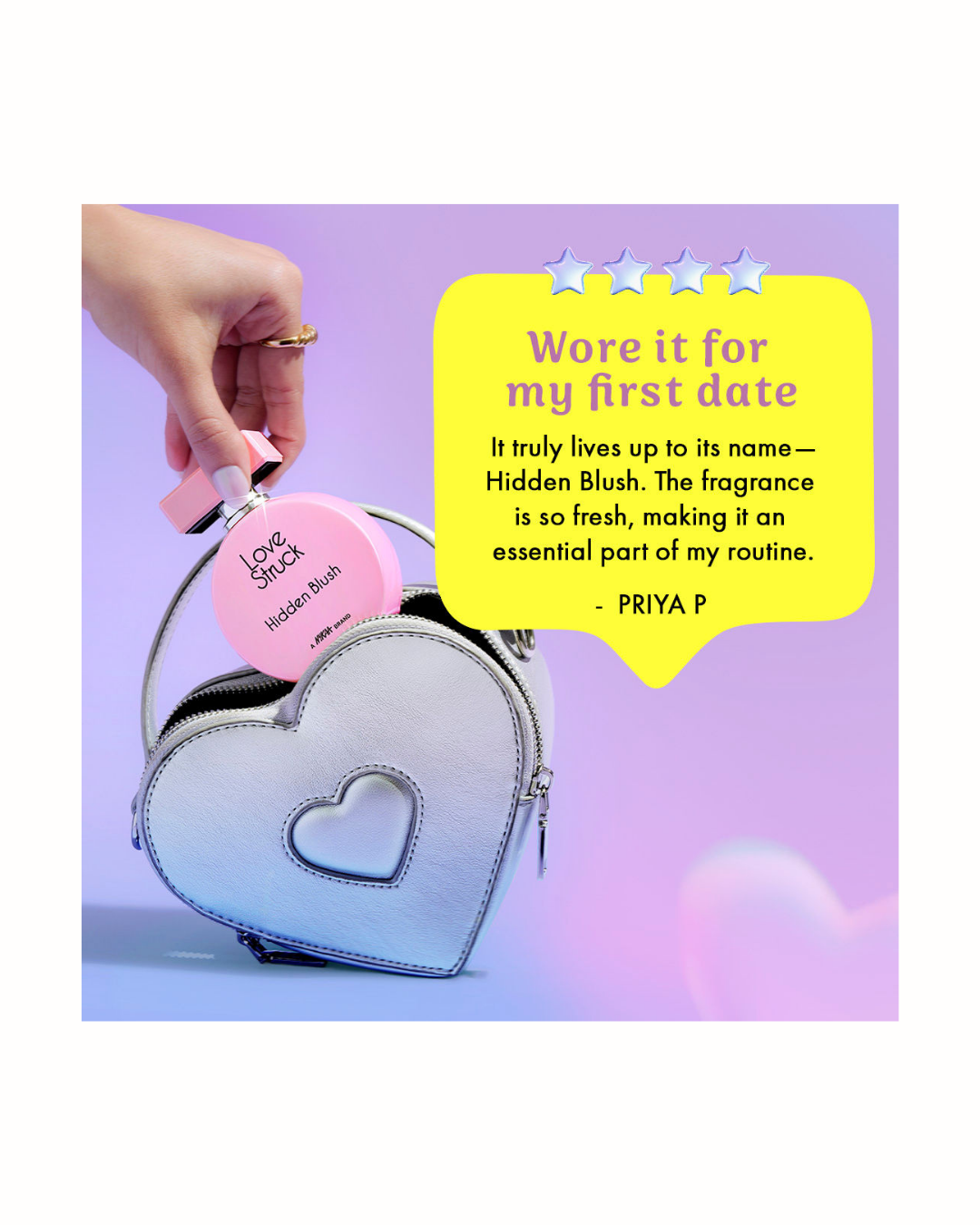 Nykaa Love Struck Hidden Blush Floral Perfume With Jasmine & Frangipani