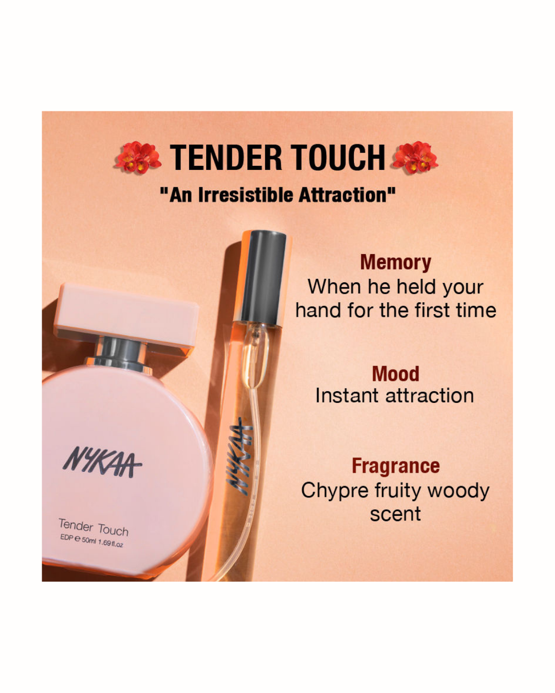 Nykaa Love Struck Tender Touch Fruity Woofy Perfume Vanilla & Bergamot
