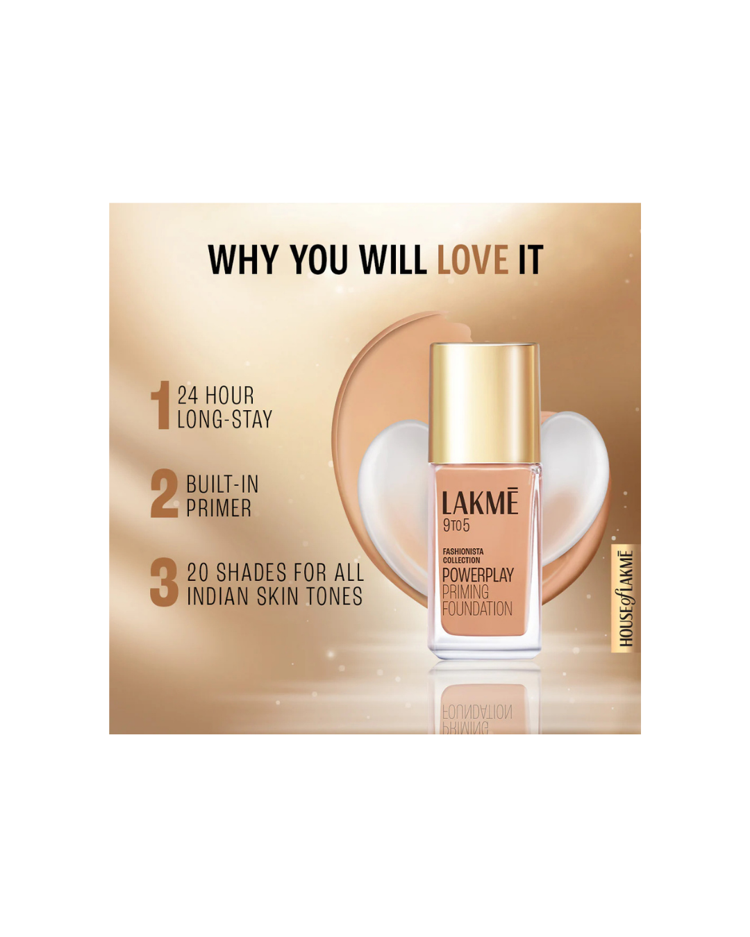 Lakmē - 9to5 Powerplay Priming Foundation