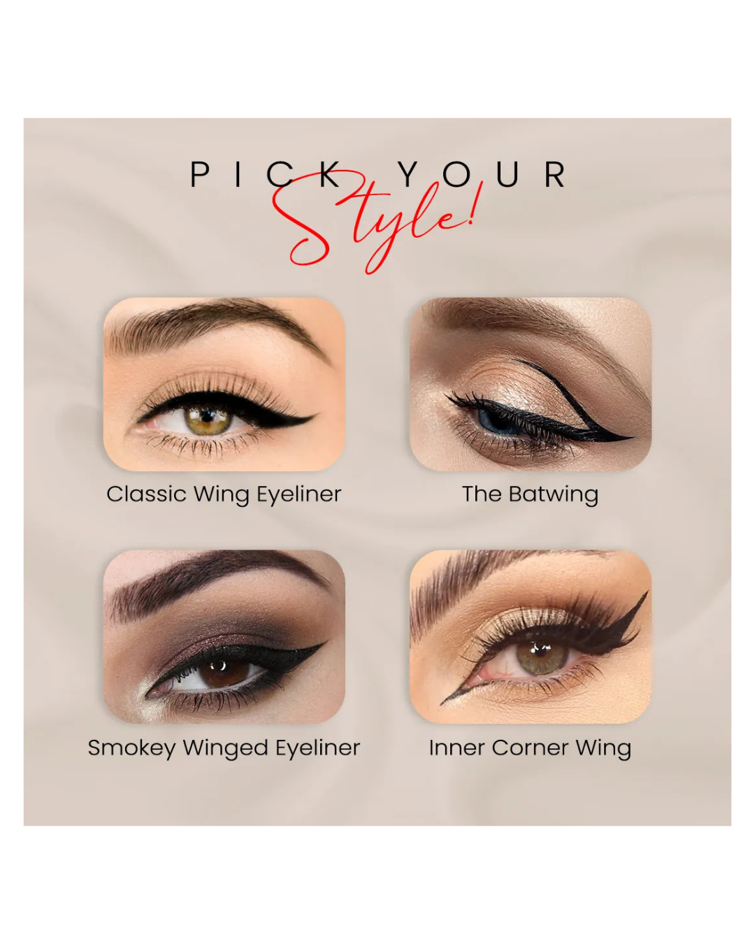 Coloressence - Ink Stylo Sketch Pen Eyeliner (Black)