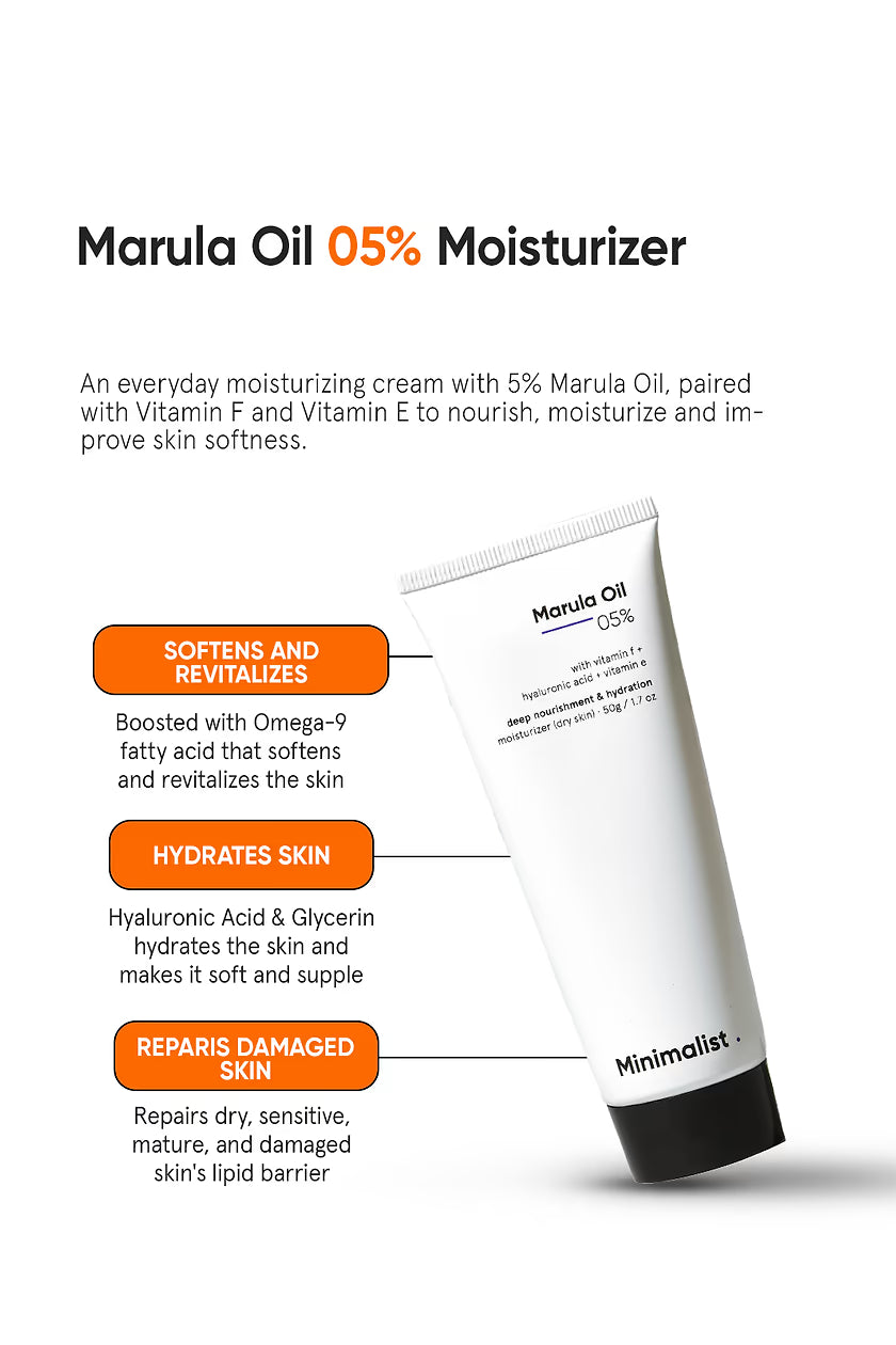 Minimalist - Marula Oil 5% Face Moisturizer
