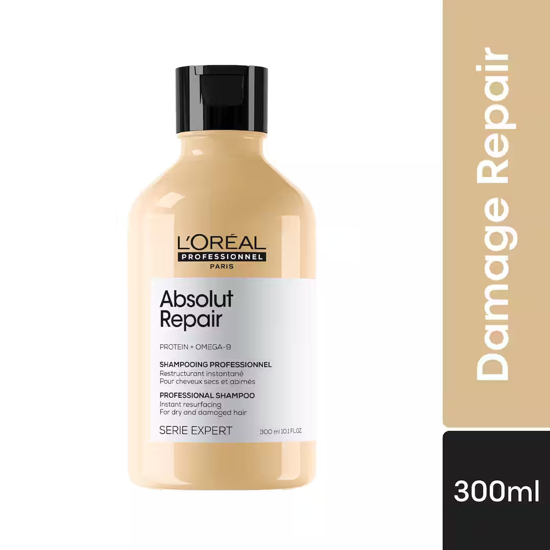 L'OREAL PROFESSIONNEL - Absolut Repair Shampoo For Dry and Damaged Hair With Protein & Omega 9